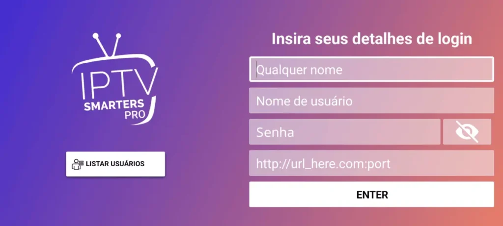 IPTV Smarters Pro no TV Box Eletronics Pro